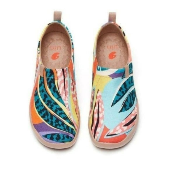 UIN Shoes - NWT UIN Slip On Colorful Spread of Nature Loafers Comfy Shoes Womens